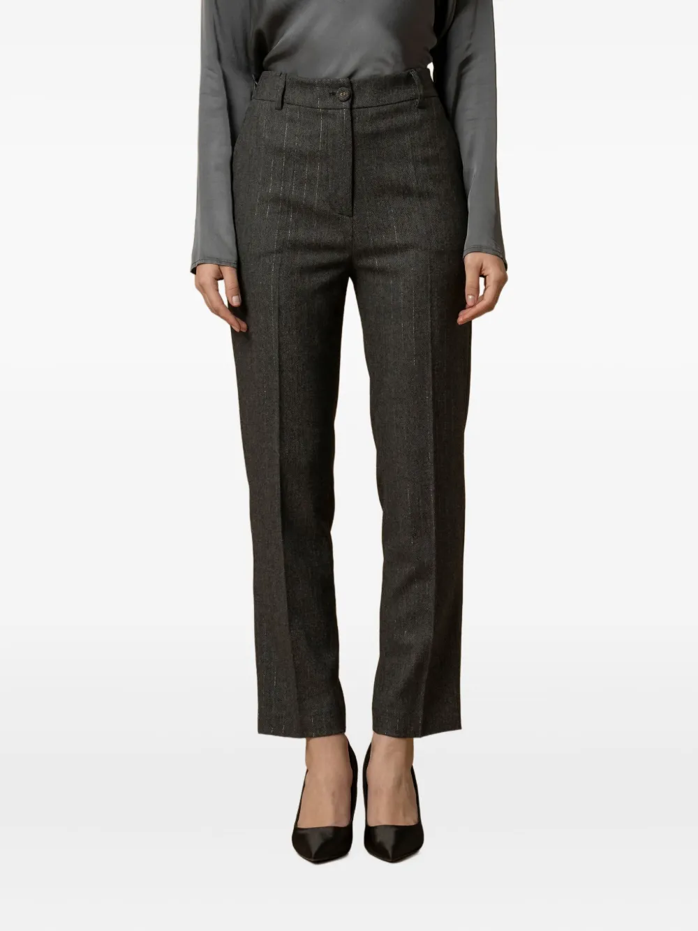 Kocca Baetis pinstripe trousers - Grigio