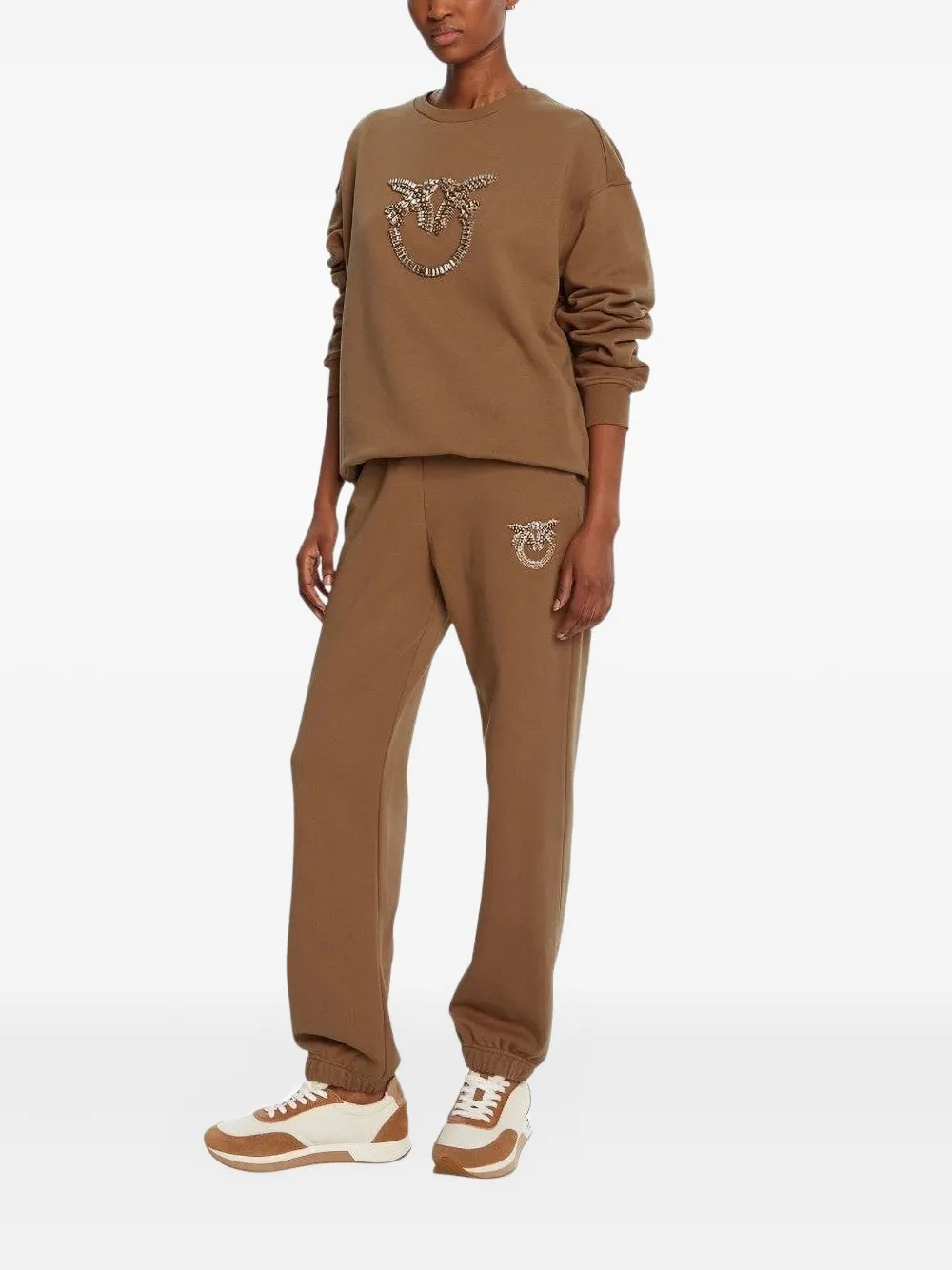 PINKO embellished plumcake trousers - Bruin