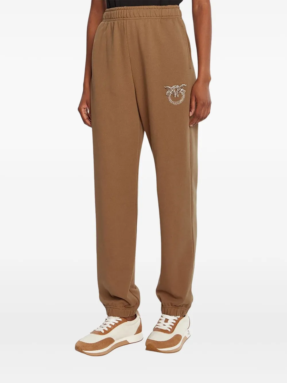 PINKO Plumcake verfraaide broek Bruin