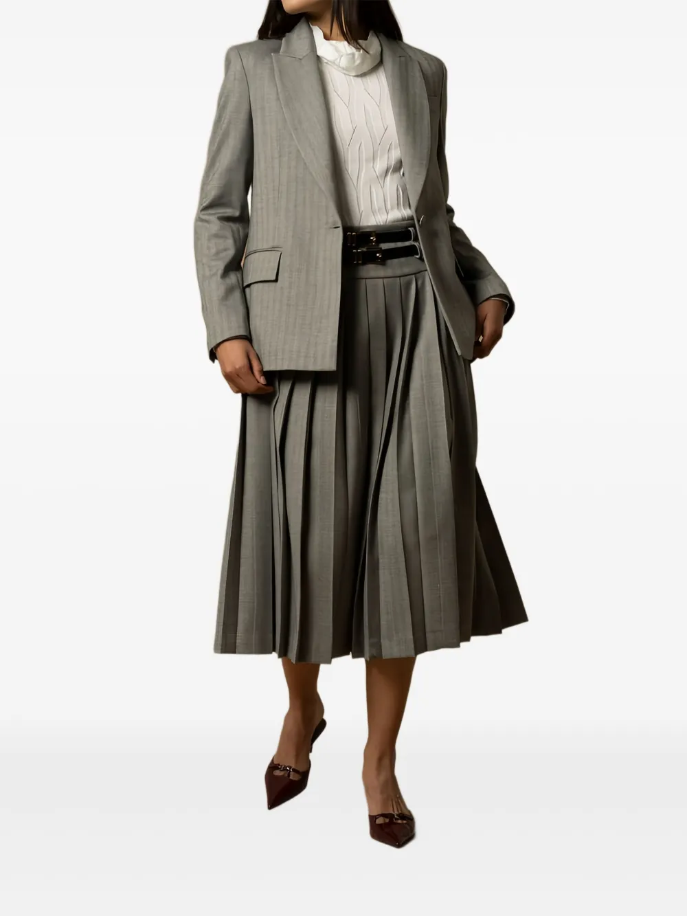  Kocca Gisberta Single-breasted Blazer - Grey 