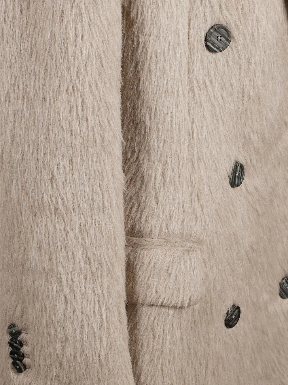 Tagliatore Lillian jas met dubbele rij knopen Beige