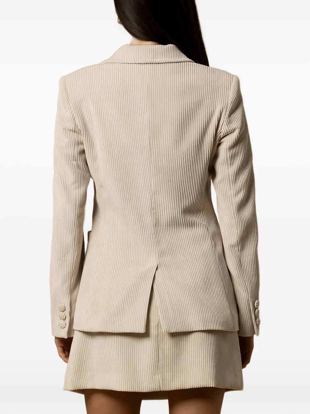Kocca Aphelia Double-breasted Blazer In Neutral