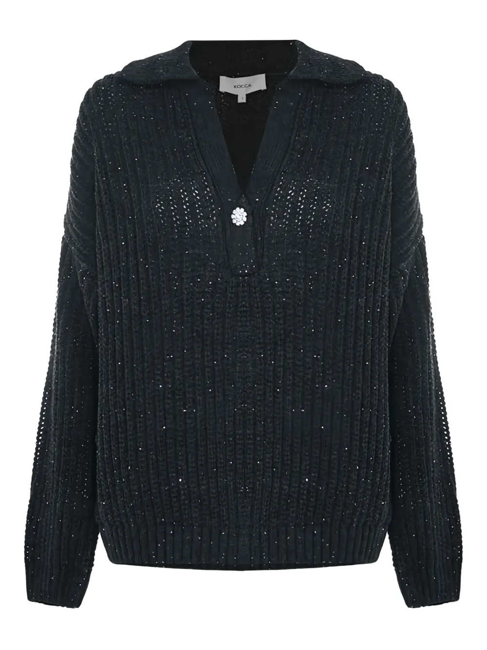 Kocca Almerigo Sequinned Sweater In Blue