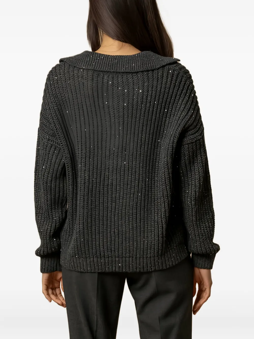 Kocca Almerigo Sequinned Sweater In Blue