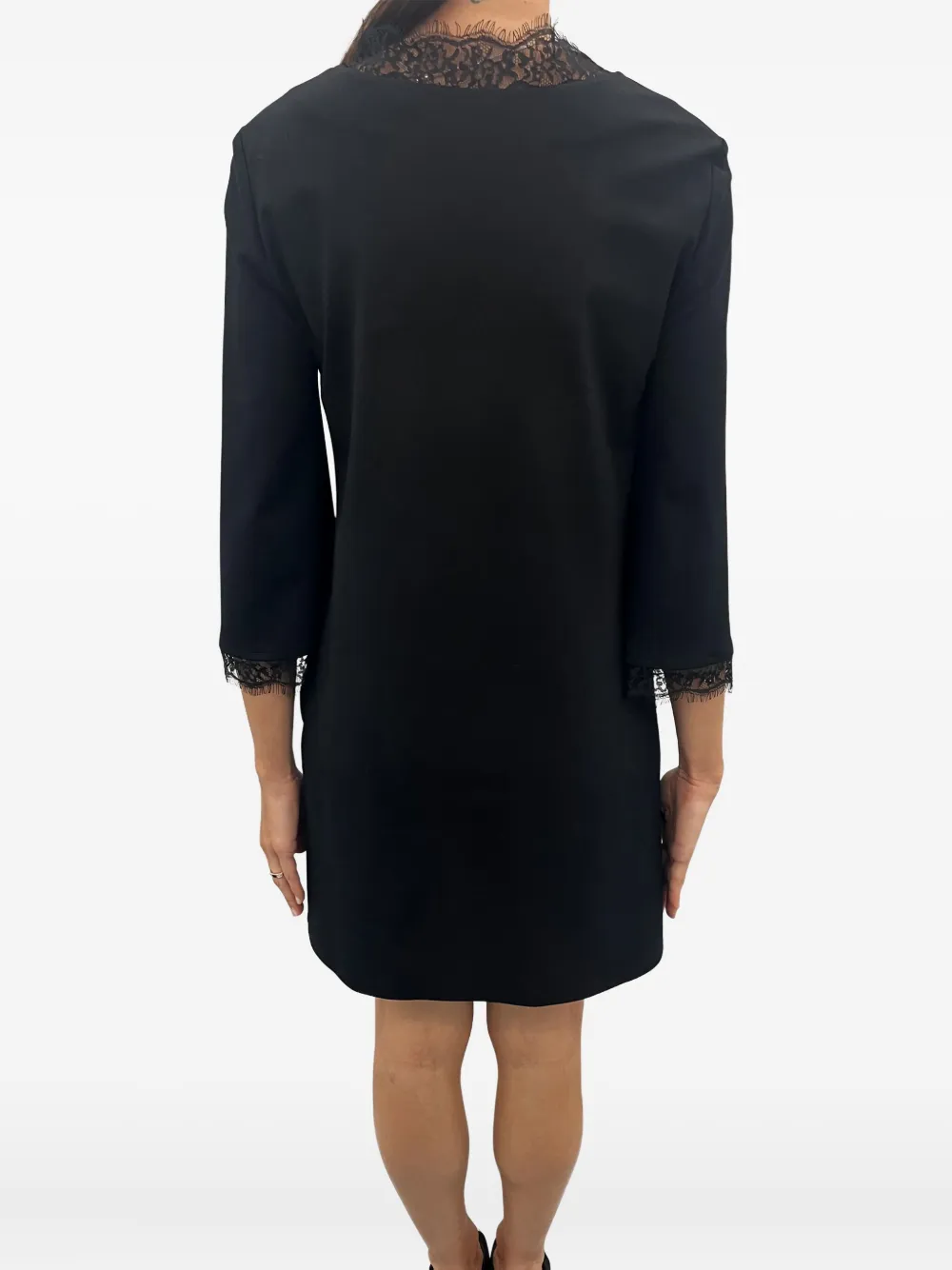 LIU JO lace tunic dress - Zwart