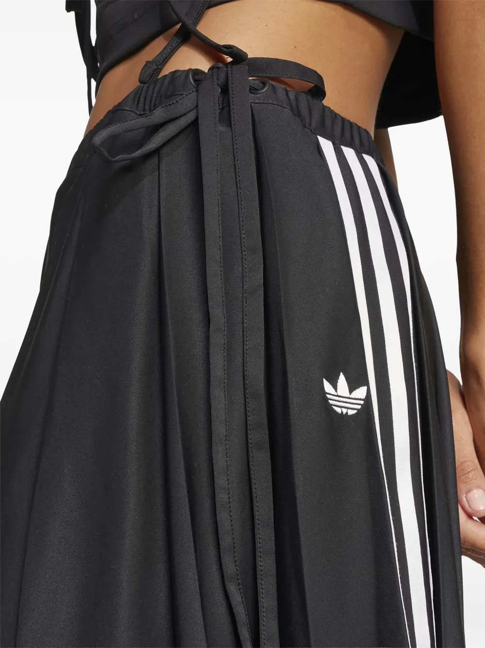 Adidas Originals Originals Pleated Skirt In Black