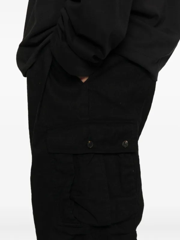 ZIGGY CHEN パンツ 46サイズ ブラック Ziggy Chen Pleated Cargo Pants | Black | FARFETCH