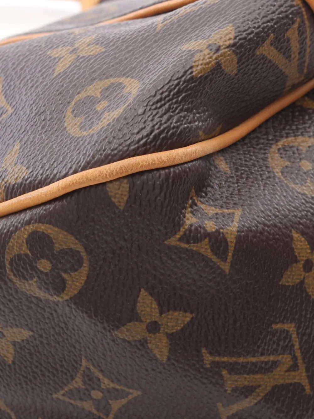 Pre-owned Louis Vuitton 2010 Monogram Galliera Pm Shoulder Bag In Brown