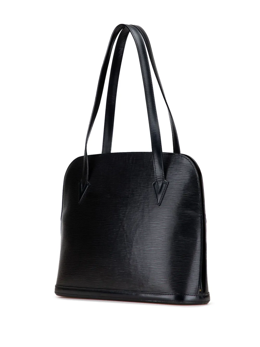 Pre-owned Louis Vuitton 2003 Epi Lussac Shoulder Bag In Black