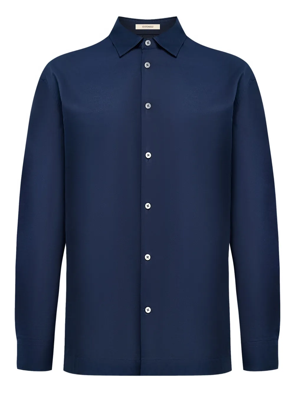 12 STOREEZ camisa con botones | azul | Image 1