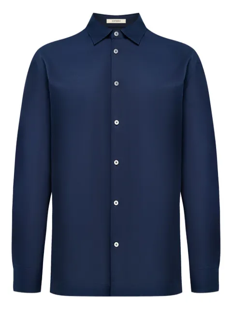12 STOREEZ buttoned voile shirt