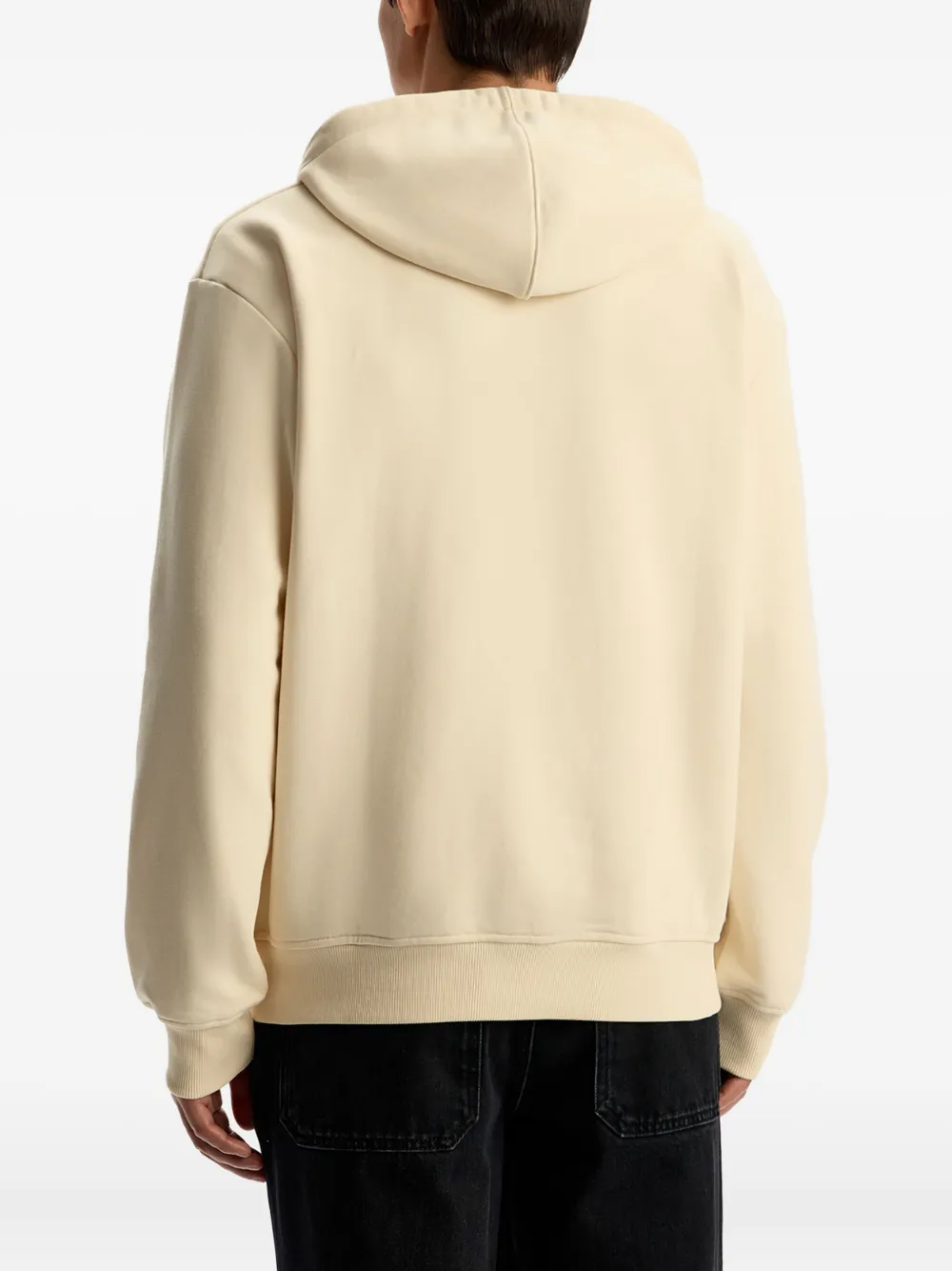 12 STOREEZ Badstof hoodie met rits Beige