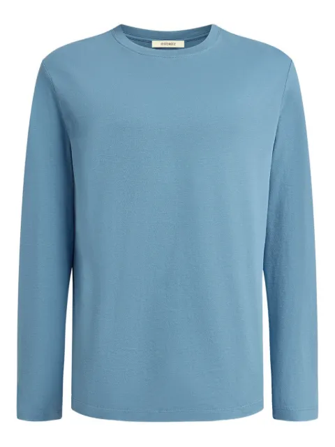 12 STOREEZ peached cotton long-sleeve T-shirt