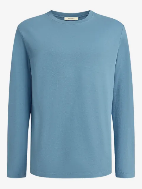12 STOREEZ peached cotton long-sleeve T-shirt
