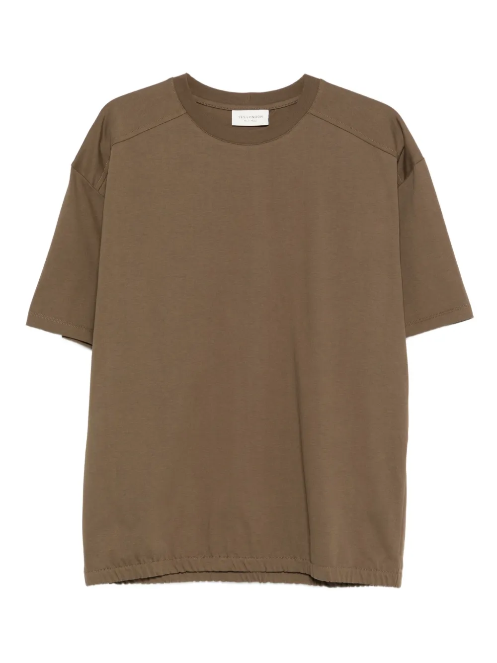 YES LONDON playera con cuello redondo | marrón | Image 1