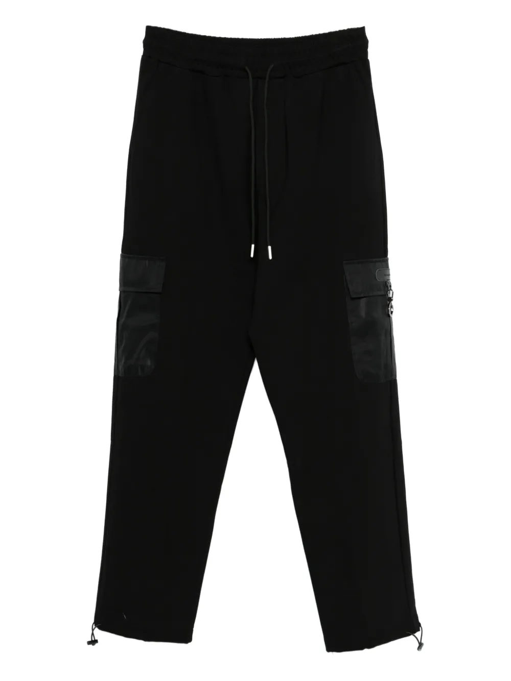 YES LONDON drawstring-waist cargo trousers | Black | Image 1