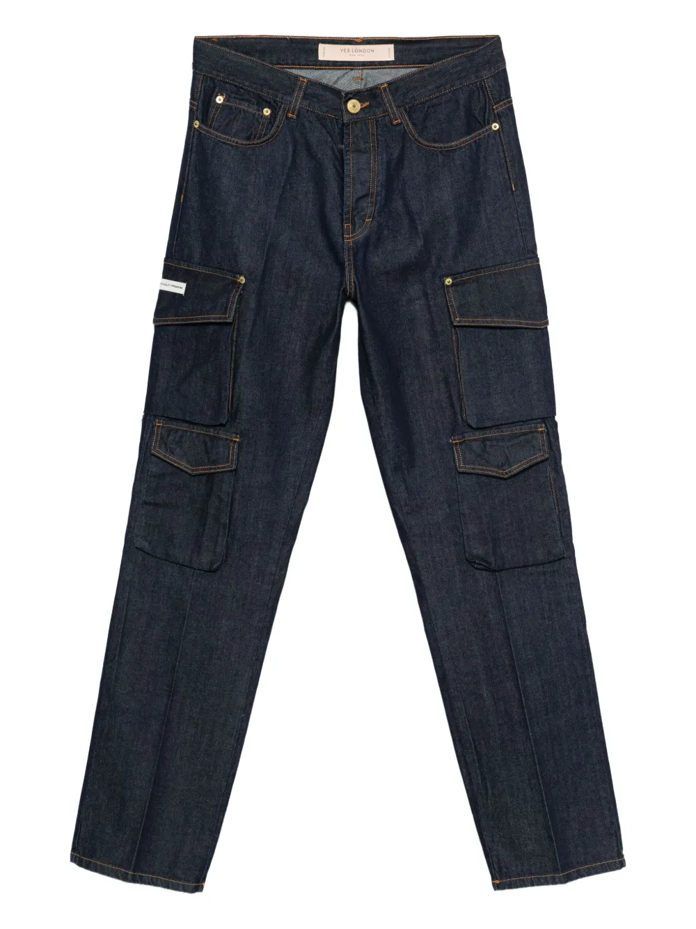 YES LONDON cargo-pocket jeans - Blu
