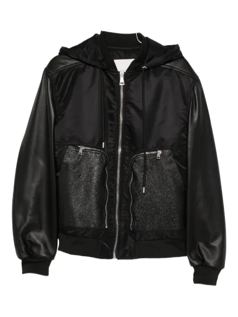 YES LONDON chamarra con capucha y paneles