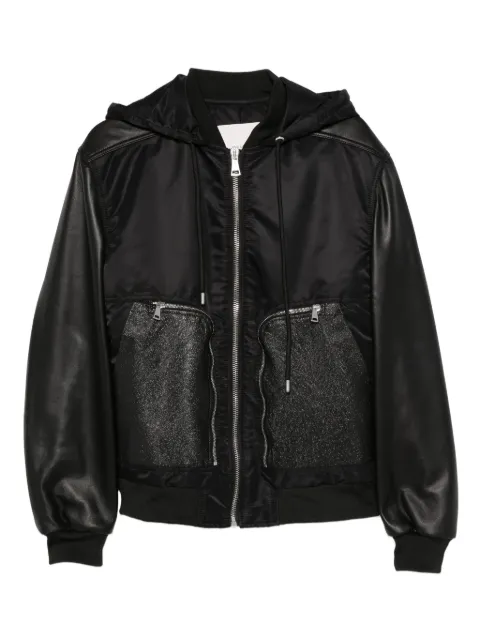 YES LONDON panelled hooded jacket