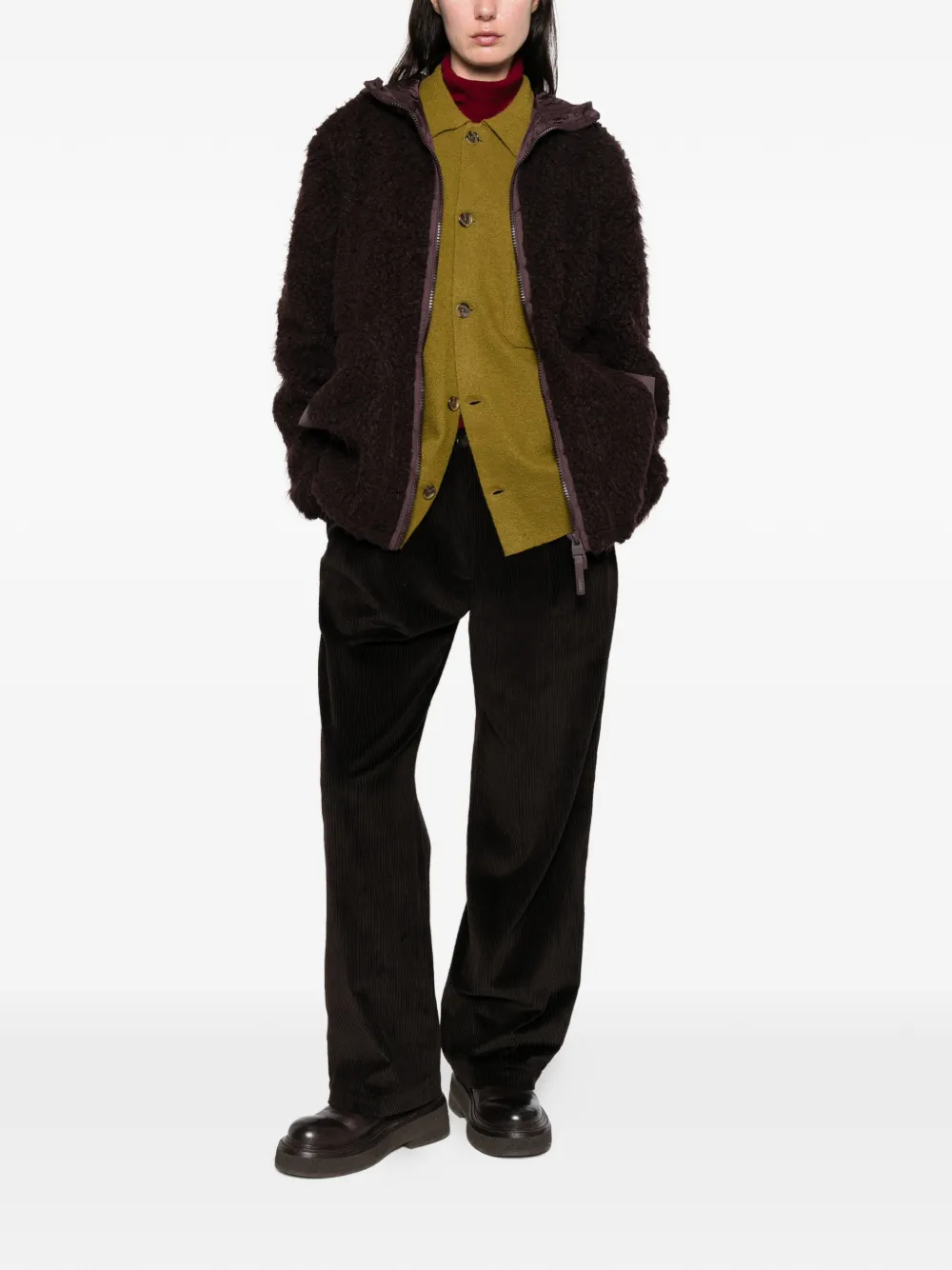 Rains Trikala Vision Hooded Zip-fastening Jacket In Red