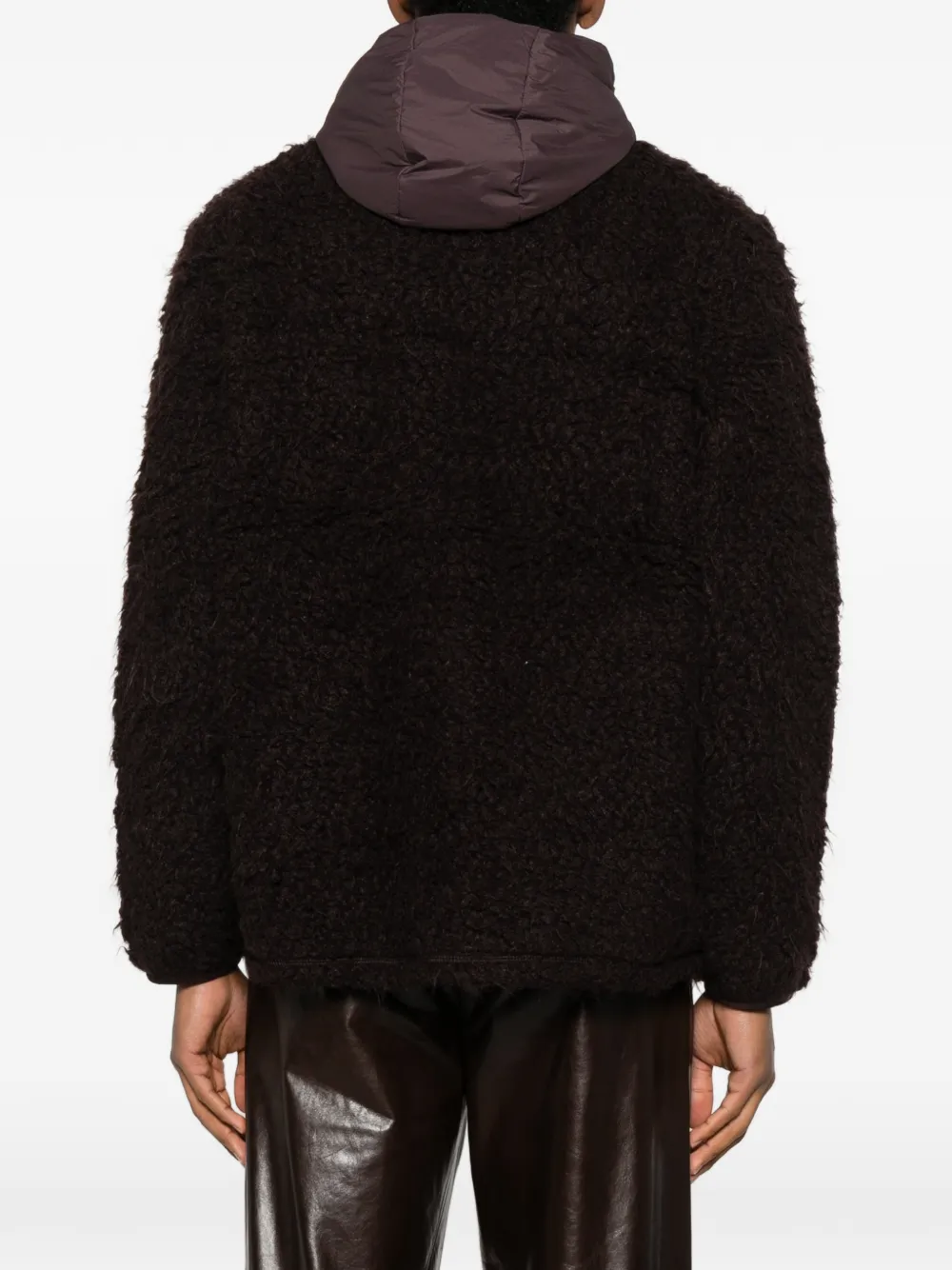 Rains Trikala Vision Hooded Zip-fastening Jacket In Red