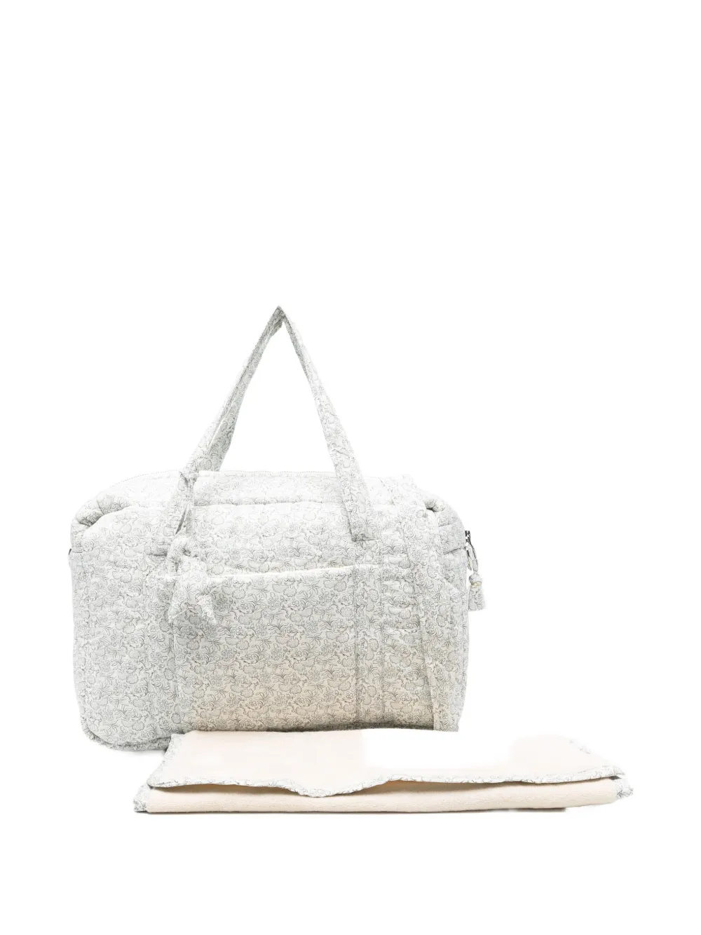 Bonpoint Floral-print Changing Bag In White