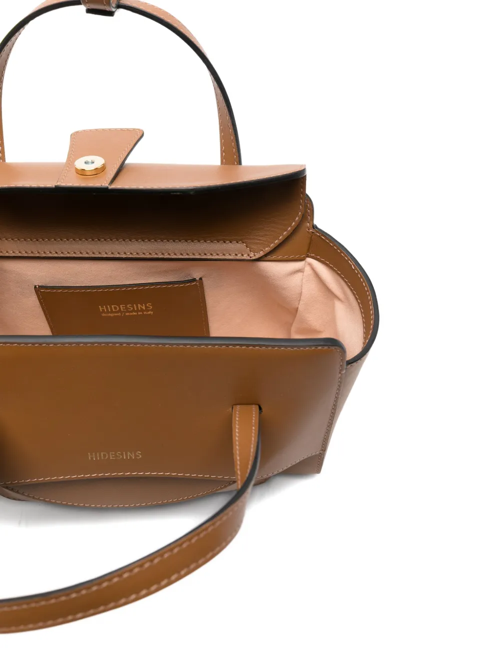 Hidesins Tleather Tote Bag In Brown