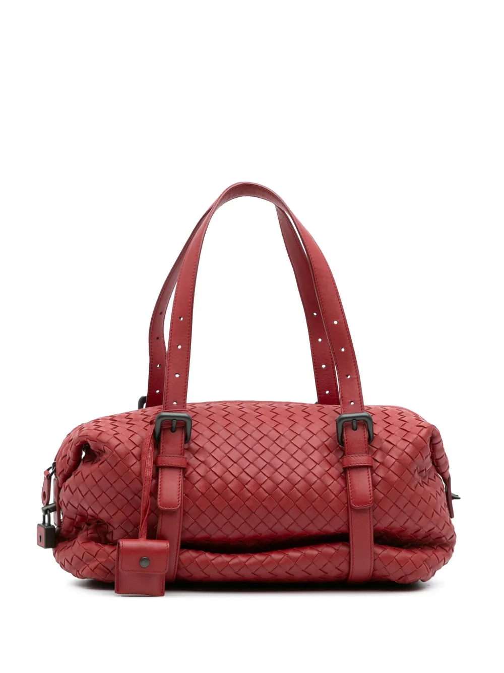 ボッテガヴェネタ ポンポン型キーホルダー 赤と黒 ボッテガヴェネタ