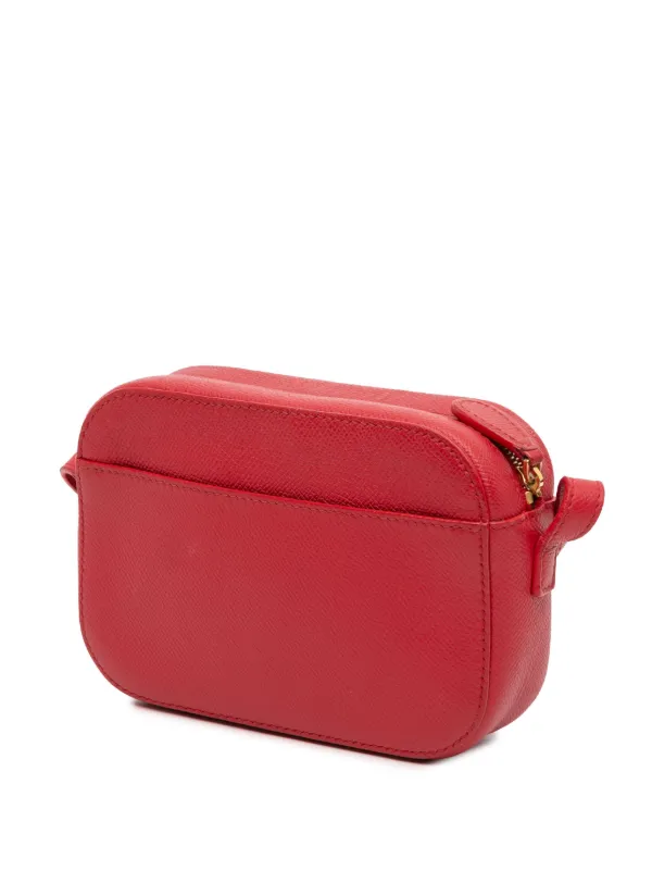 Balenciaga Pre-Owned 2019 XS Grained Calfskin Logo Ville Camera