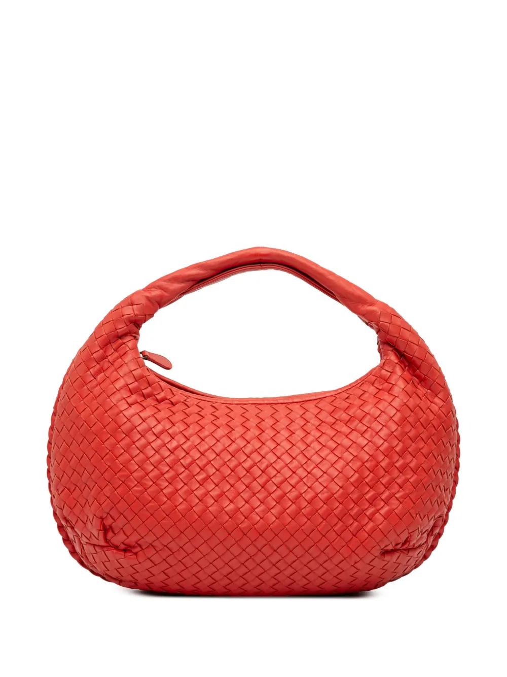 Bottega Veneta Pre-Owned 2011 Medium Nappa Intrecciato Belly hobo bag - Red