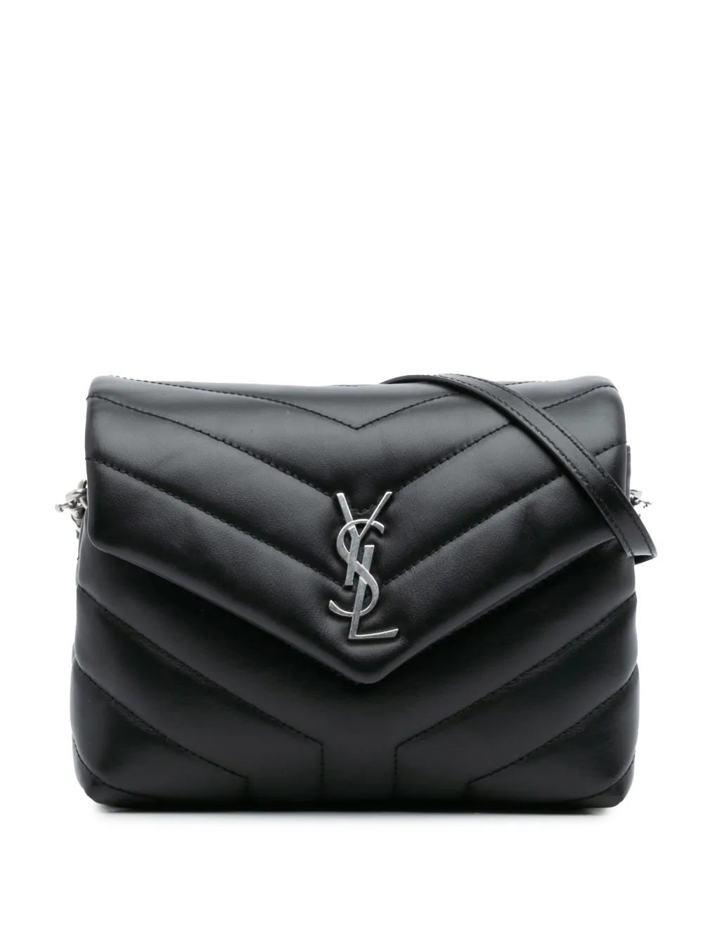 Saint Laurent Pre-Owned 2024 Toy Leather Monogram LouLou crossbody bag | Black | Image 1