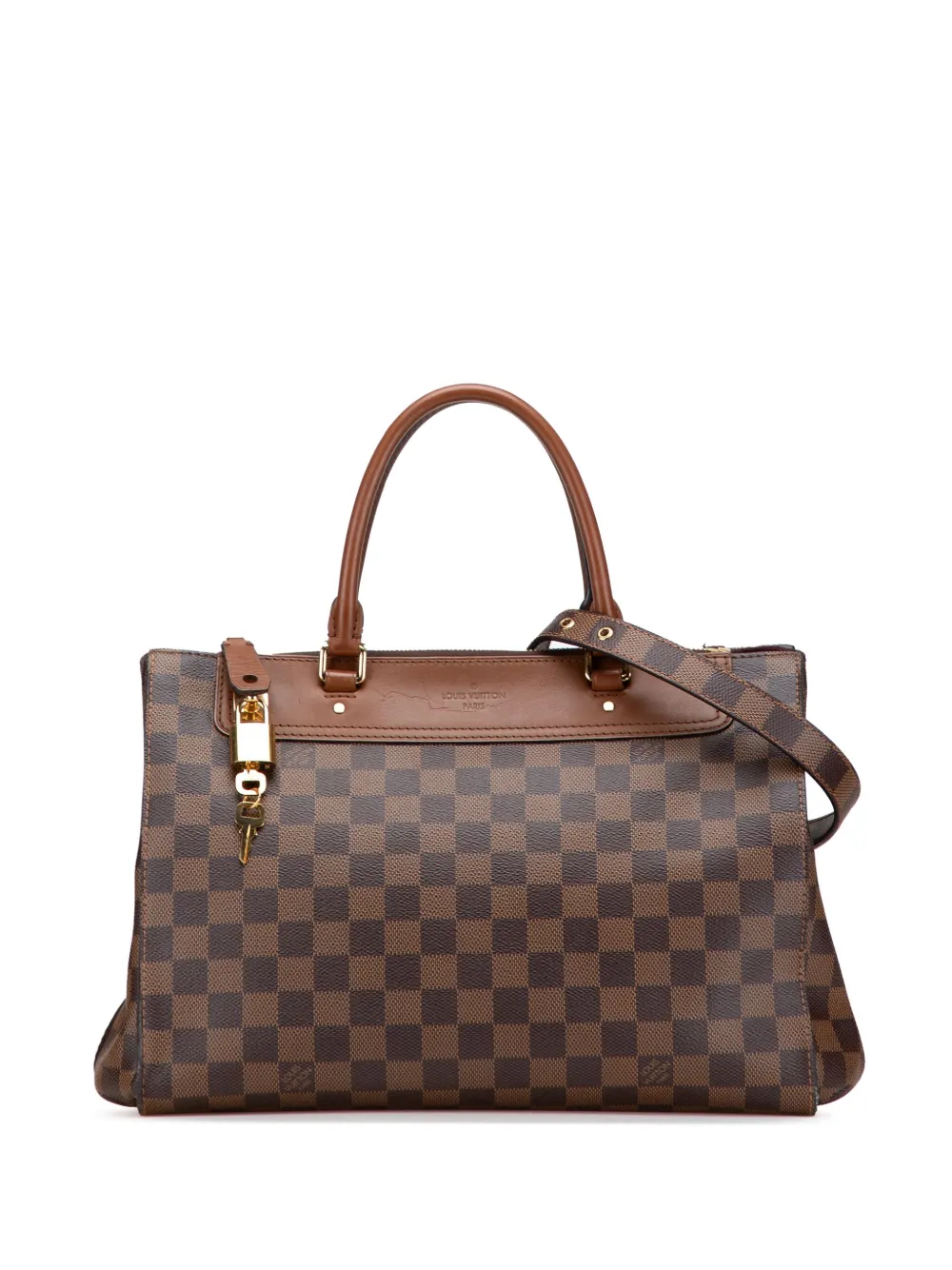 Louis Vuitton Pre-Owned 2004 Damier Ebene Greenwich PM satchel - Marrone
