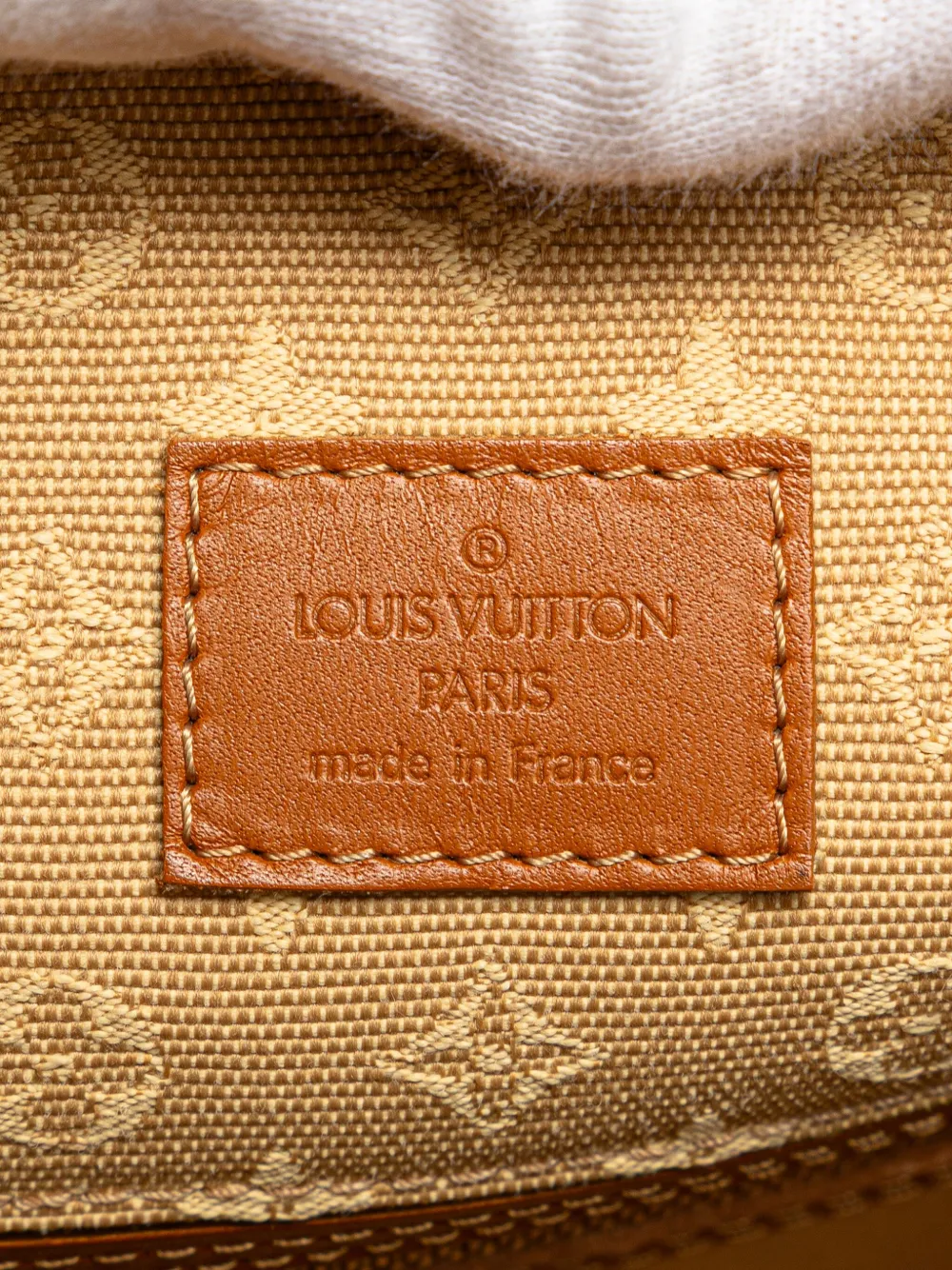 Pre-owned Louis Vuitton 2004 Monogram Mini Lin Besace Mary Kate Crossbody Bag In Brown