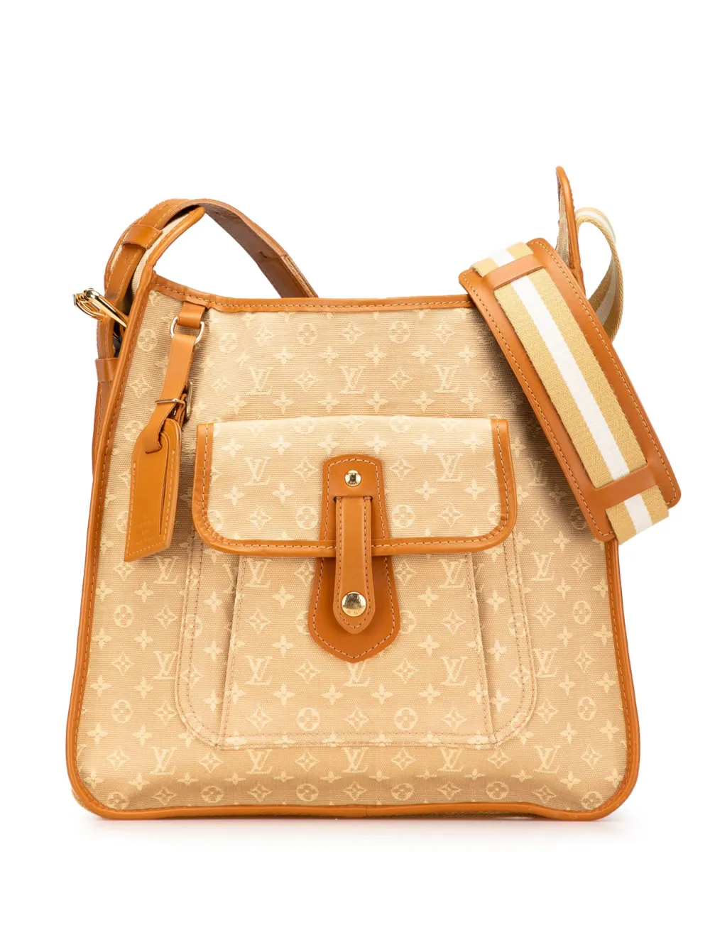 Louis Vuitton Pre-Owned 2004 モノグラム ミニラン ブザス メリーケイト ショルダーバッグ - ブラウン Louis Vuitton Pre-Owned 2004 モノグラム ミニラン ブザス メリーケイト ショルダーバッグ - ブラウン