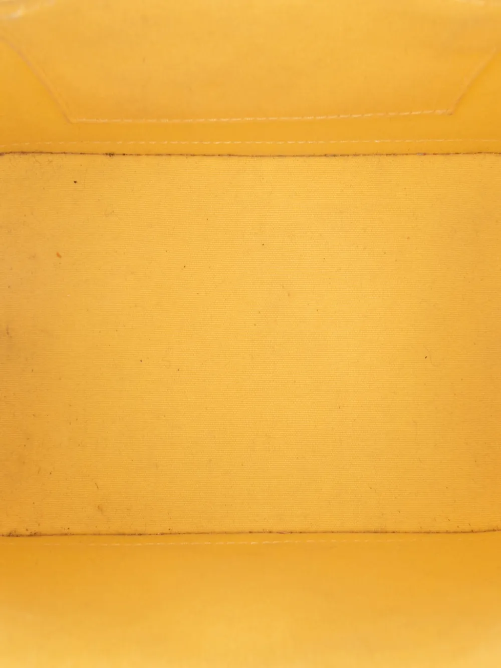 Pre-owned Louis Vuitton 2014 Monogram Vernis Alma Bb Satchel In Yellow