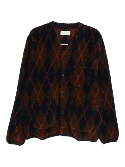 Universal Works argyle-pattern cardigan