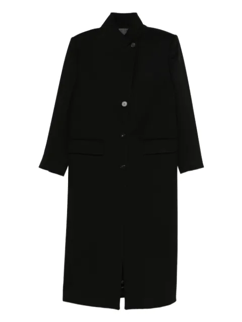 Alberto Biani high-neck single-breasted coat