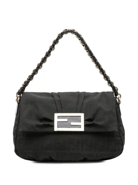 Fendi Pre-Owned 2010-2025 Zucca Canvas Mia Flap shoulder bag