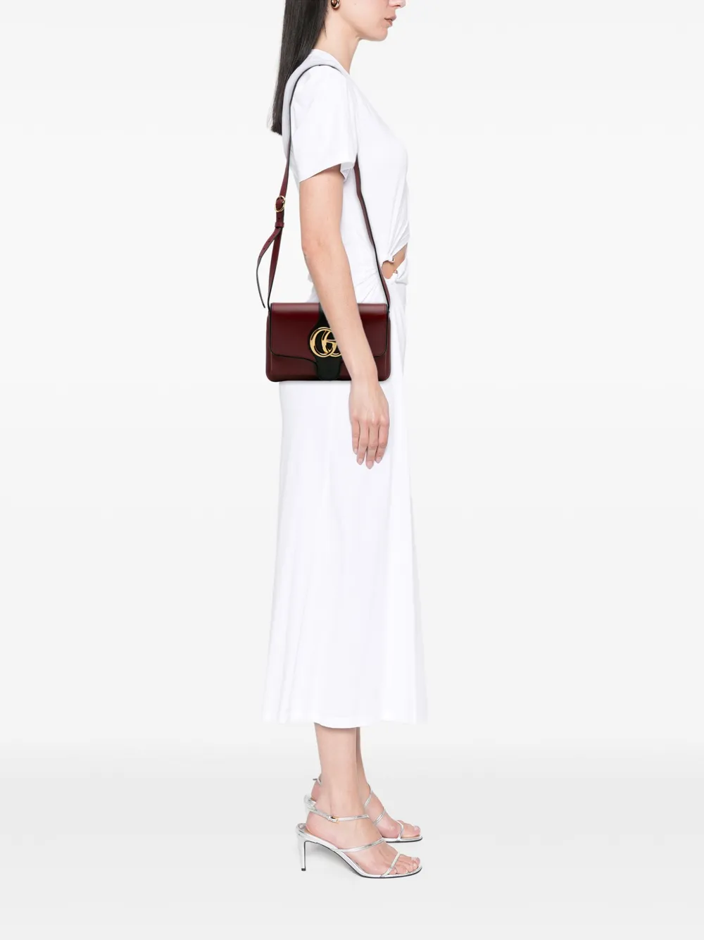 Gucci Pre-Owned Borsa a tracolla Arli piccola in pelle bicolore 2016-2025 | Pre-owned | Image 2