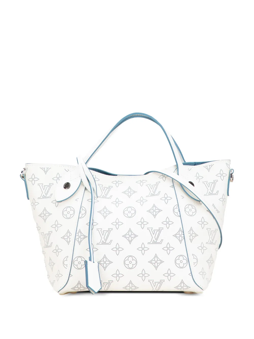 Louis Vuitton Pre-Owned 2020 モノグラム マヒナ ヒナ PM サッチェルバッグ - ホワイト