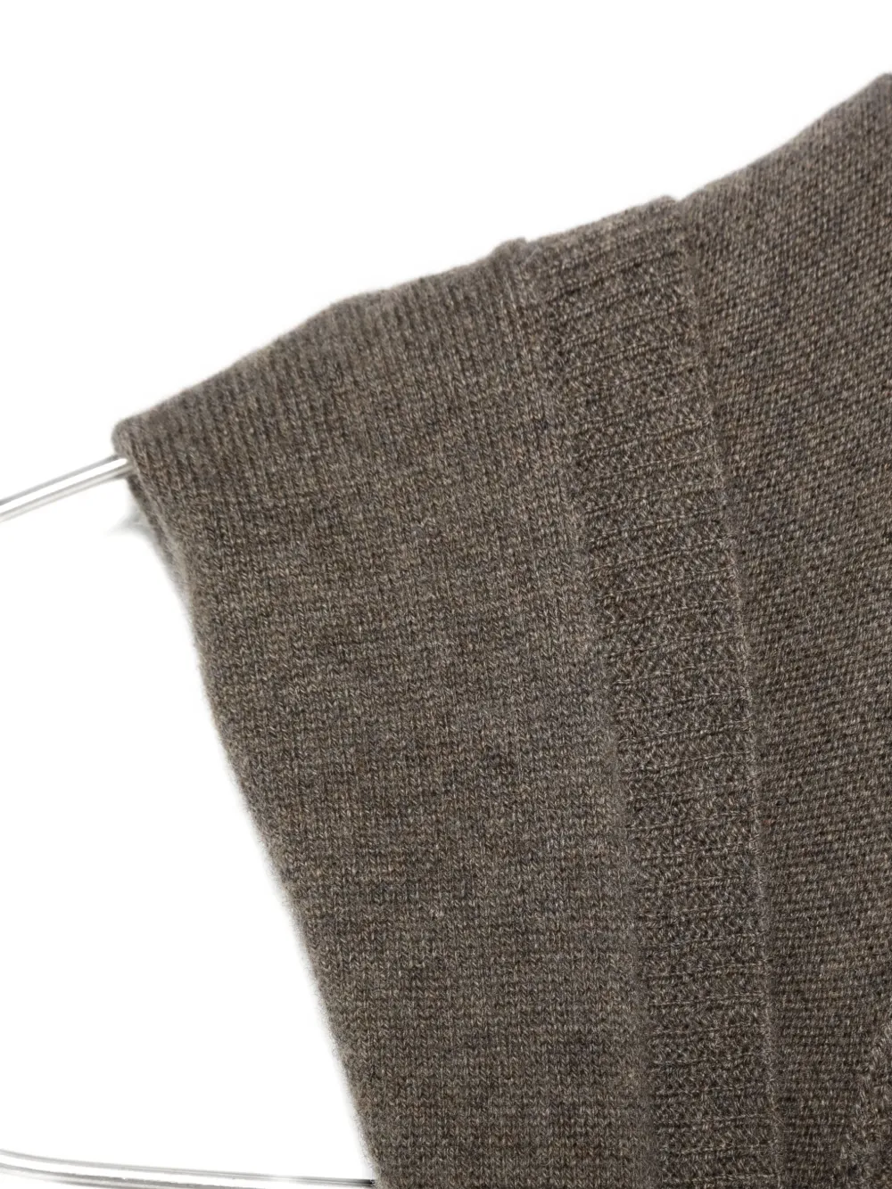 Ziggy Chen Patterned Intarsia-knit Scarf In Gray