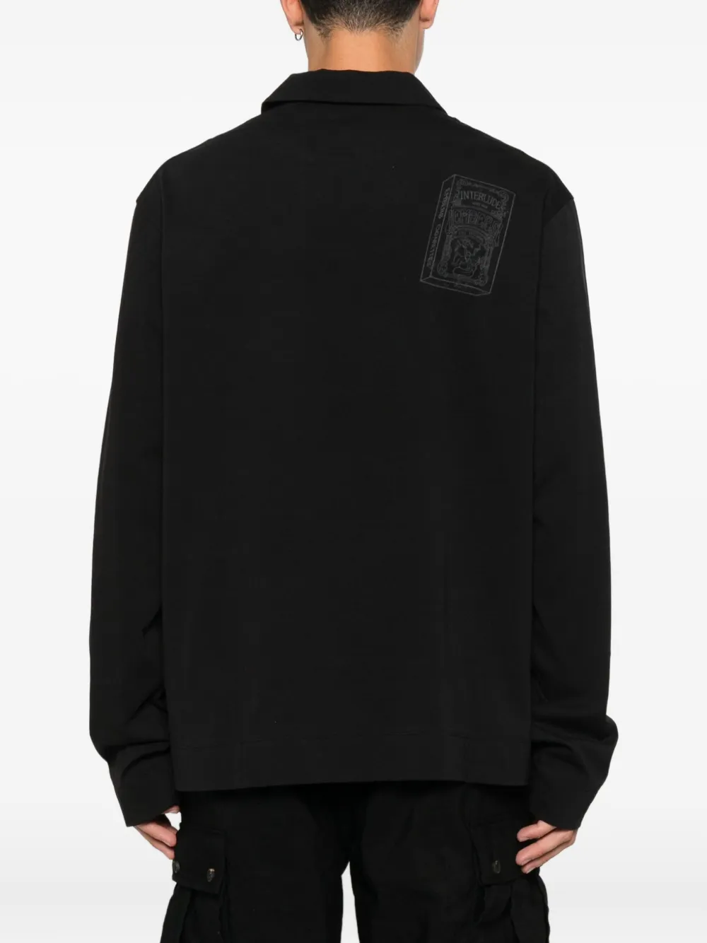 Ziggy Chen Katoenen poloshirt Zwart