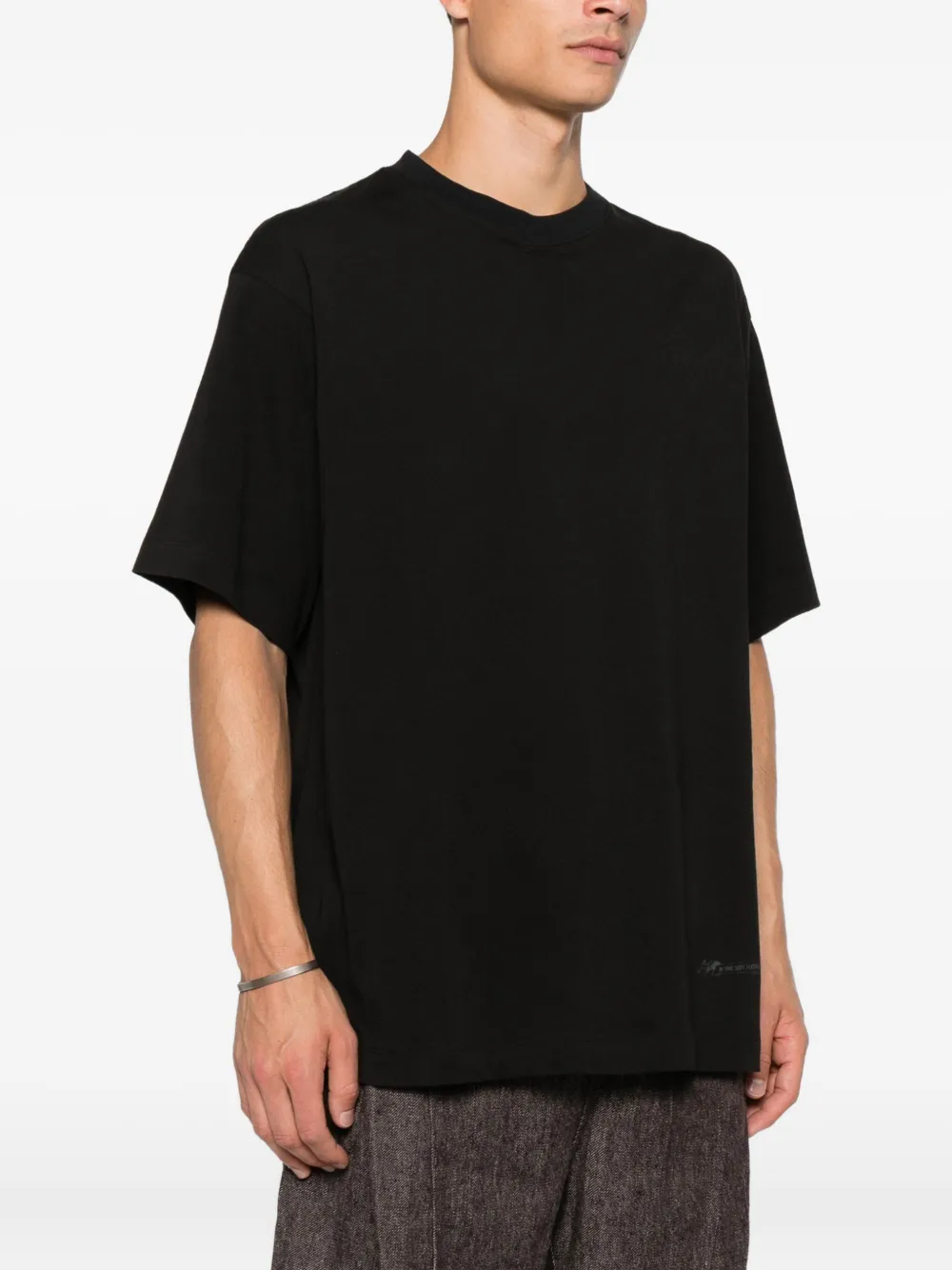Ziggy Chen T-shirt met print Zwart