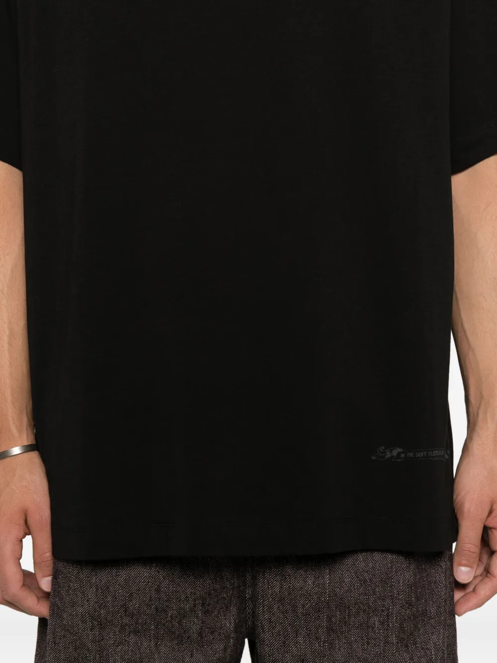 Ziggy Chen T-shirt met print Zwart