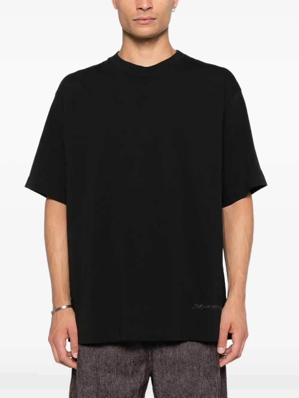 Ziggy Chen T-shirt met print Zwart