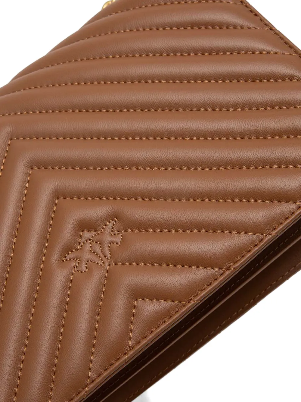 PINKO Classic Love schoudertas Bruin