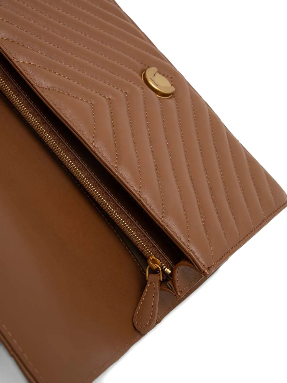 PINKO Classic Love schoudertas Bruin