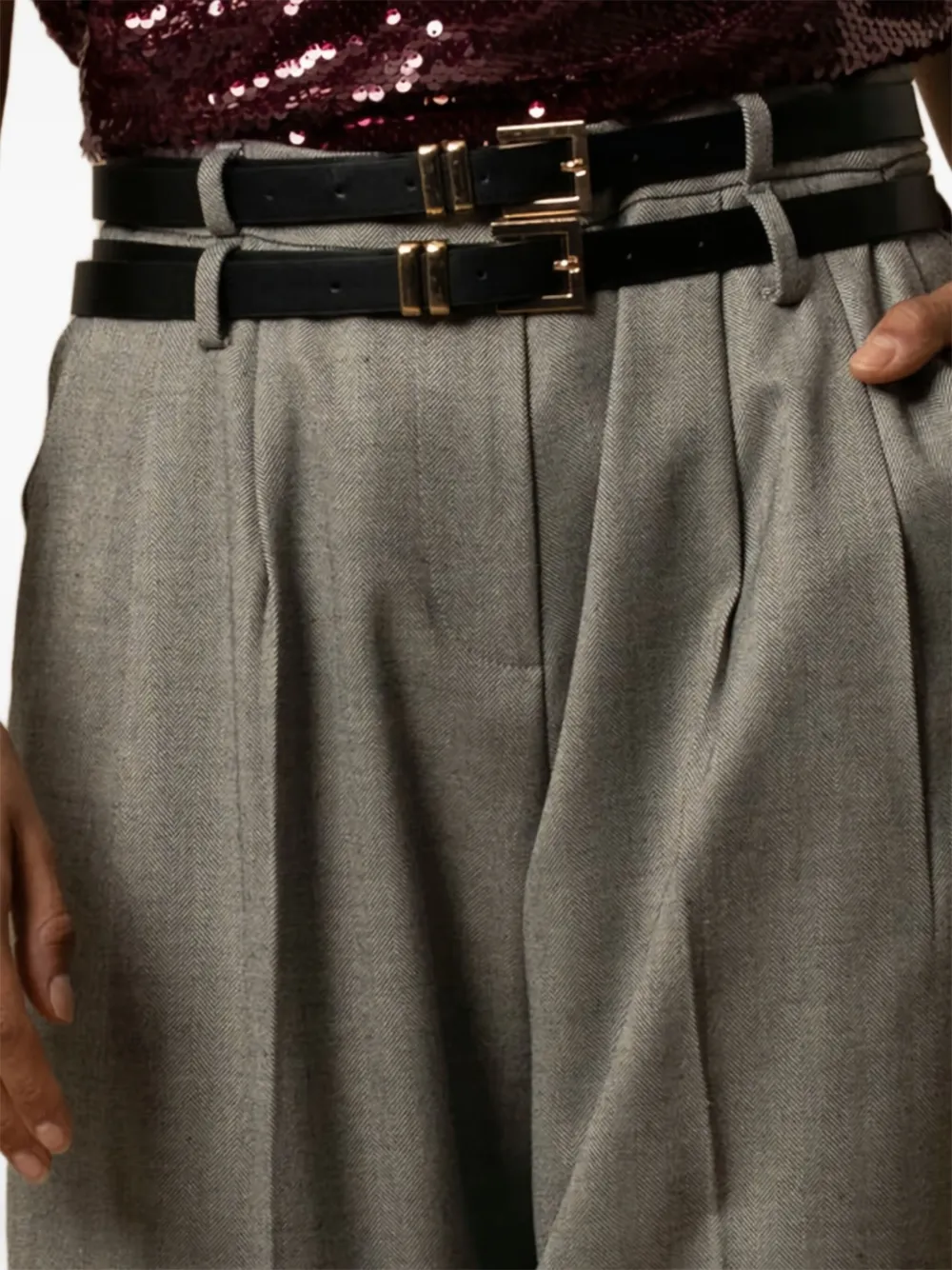 Gregor Pleated-Front Trousers