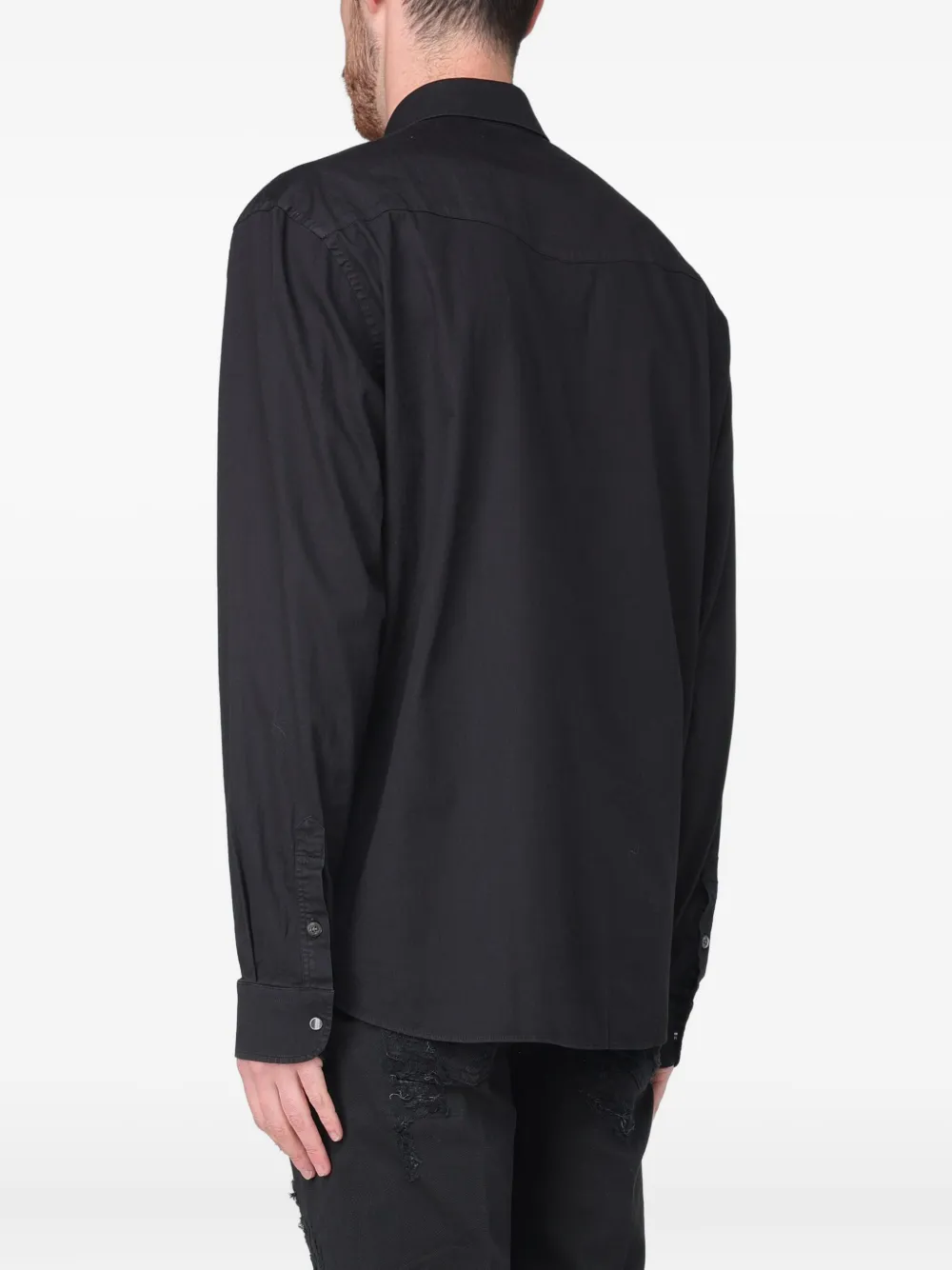 DONDUP chest-pockets shirt - Zwart