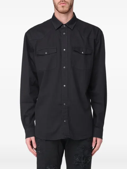 DONDUP camisa con bolsillos en el pecho